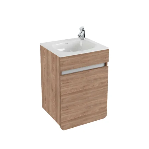 MUEBLE ALUVIA ELEVADO MIEL CON LAVAMANOS 40X35